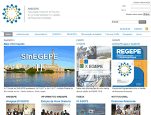 Tablet Screenshot of anegepe.org.br